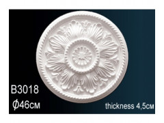 Розетка потолочная B3018